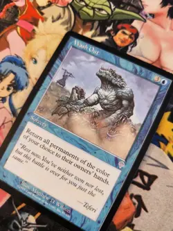 MTG Wash Out 🇬🇧 ⚪ Invasion 2000 Magic The Gathering Return Deck Card Og - Image 4