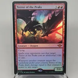 MTG Terror of the Peaks FOIL Outlaws of Thunder Junction (M) OTJ 149 - Image 1