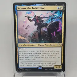MTG Satoru, the Infiltrator Outlaws of Thunder Junction (R) OTJ 230 - Image 1