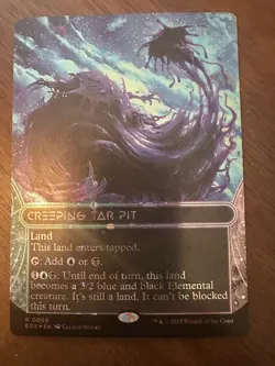 Creeping Tar Pit :MTG *Galaxy Foil* Edge of Eternities Steller Sights #0099 / NM - Image 1