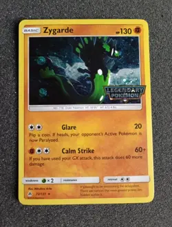 Zygarde Holo Stamped 72/131 Pokemon TCG Sun and Moon Forbidden Light 2018 - Image 1