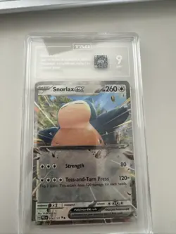 2025 POKEMON PRE EN-PRISMATIC EVOLUTIONS #076 SNORLAX EX TAG 9 - Image 1