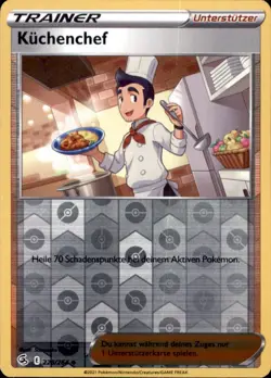 Pokemon - 228/264 - Kuchenchef - Reverse Holo Fusionsangriff - Image 1