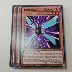 3x Hibernation Dragon - BLC1 - Common - Yugioh EURO Playset - Image 1