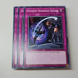 3x Different Dimension Ground - BLC1 - Common - Yugioh EURO Playset - Image 1