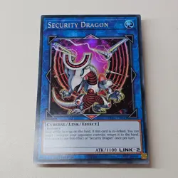 Security Dragon - BLC1 - SILVER RARE - Yugioh EURO - Image 1
