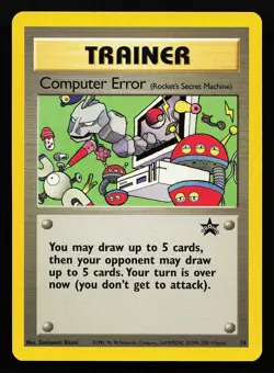 Computer Error 16 WOTC Black Star Promo Pokemon Card - Image 1