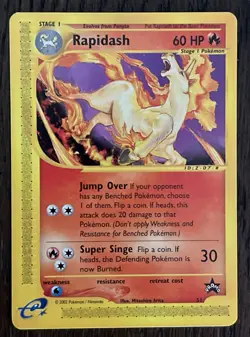 Pokemon TCG Rapidash Black Star Promo #51 Trading Card NM - Image 1