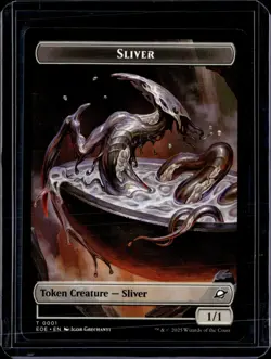 Robot 10 / Sliver 1 - Token - EOE - NM - MTG Magic the Gathering - Image 2