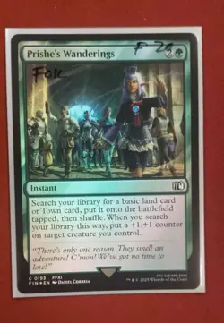 Prishe's Wanderings - 193 - Foil - FIN - NM - MTG Magic the Gathering - Image 1