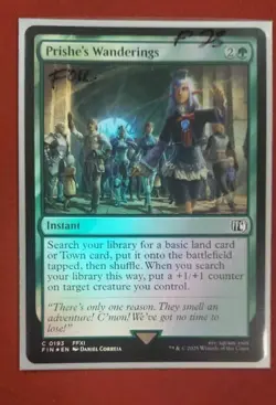 Prishe's Wanderings - 193 - Foil - FIN - NM - MTG Magic the Gathering - Image 1