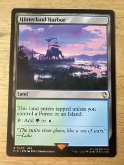 x1 Hinterland Harbor R MTG Commander: Final Fantasy M/NM, English - Image 1
