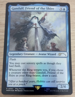 MTG Foil CommandFest Promo Gandalf, Friend of the Shire (NM) - Image 1