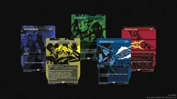 MTG Foil Cowboy Bepop Standard Showdown Promos Complete Set of 5 cards (NM) - Image 1
