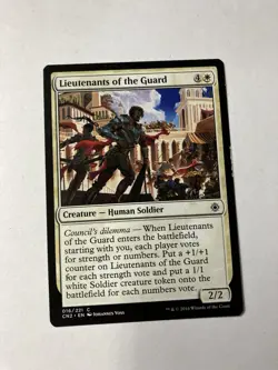 Lieutenants of the Guard MTG 2016 White Creature Human Soldier 016/221 Common - Image 1