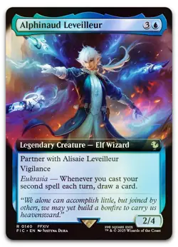 Alphinaud Leveilleur (Extended Art) #140 (Foil) (NM) Final Fantasy FIC Magic MTG - Image 1