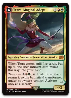 Terra, Magical Adept #245 (NM) Final Fantasy FIN Magic MTG - Image 1