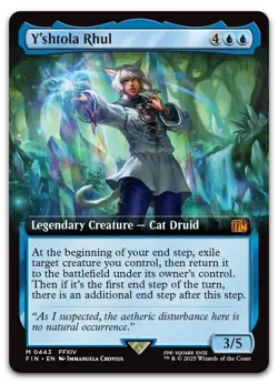 Y'shtola Rhul (Extended Art) #443 (NM) Final Fantasy FIN Magic MTG - Image 1
