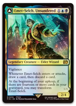 Emet-Selch, Unsundered #218 (Foil) (NM) Final Fantasy FIN Magic MTG - Image 1