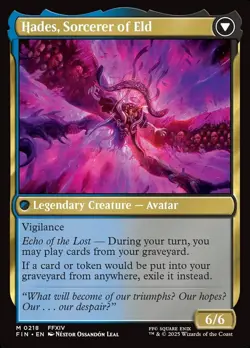 Emet-Selch, Unsundered #218 (Foil) (NM) Final Fantasy FIN Magic MTG - Image 2