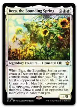 Beza, the Bounding Spring #2 (Foil) (NM) Bloomburrow BLB Magic MTG - Image 1