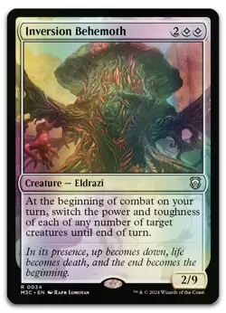 Inversion Behemoth (Ripple Foil) #34 (NM) Modern Horizons 3 M3C Magic MTG - Image 1