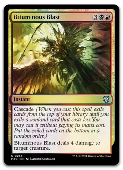Bituminous Blast (Ripple Foil) #255 (NM) Modern Horizons 3 M3C Magic MTG - Image 1