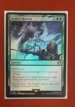 Rydia's Return - 198 - Foil - FIN - Mint /NM - MTG Magic the Gathering - Image 1
