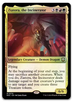 Ziatora, the Incinerator (Ripple Foil) #279 (NM) Modern Horizons 3 M3C Magic MTG - Image 1
