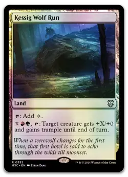 Kessig Wolf Run (Ripple Foil) #352 (NM) Modern Horizons 3 M3C Magic MTG - Image 1