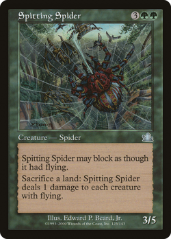 Spitting Spider #125 (Foil) (MP) Prophecy PCY Magic MTG - Image 1