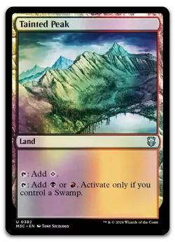 Tainted Peak (Ripple Foil) #382 (NM) Modern Horizons 3 M3C Magic MTG - Image 1