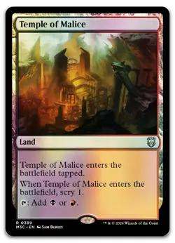 Temple of Malice (Ripple Foil) #389 (NM) Modern Horizons 3 M3C Magic MTG - Image 1