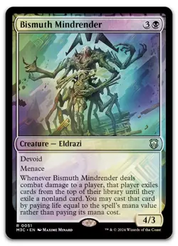 Bismuth Mindrender (Ripple Foil) #51 (NM) Modern Horizons 3 M3C Magic MTG - Image 1