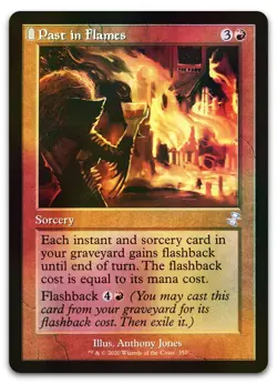 Past in Flames #350 (Foil) (NM) Time Spiral Remastered TSR Magic MTG - Image 1