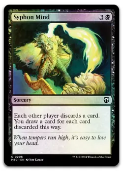 Syphon Mind (Ripple Foil) #206 (NM) Modern Horizons 3 M3C Magic MTG - Image 1