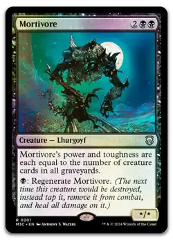 Mortivore (Ripple Foil) #201 (NM) Modern Horizons 3 M3C Magic MTG - Image 1