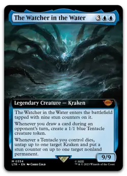 The Watcher in the Water (Extended Art) #354 NM Lord of the Rings LTR Magic MTG - Image 1