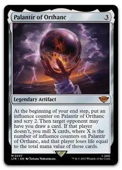 Palantir of Orthanc #247 (LP) Lord of the Rings LTR Magic MTG - Image 1