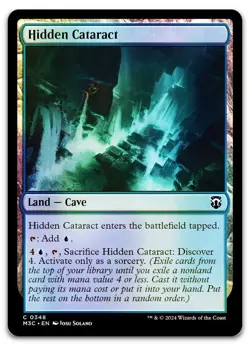 Hidden Cataract (Ripple Foil) #348 (NM) Modern Horizons 3 M3C Magic MTG - Image 1
