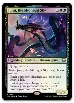 Junji, the Midnight Sky (Ripple Foil) #199 (NM) Modern Horizons 3 M3C Magic MTG - Image 1