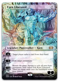 Karn Liberated (Borderless) #333 (Foil) (NM) Double Masters 2XM Magic MTG - Image 1