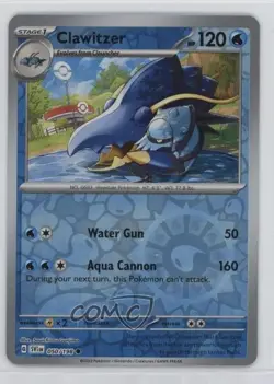 Clawitzer Reverse Foil Pokemon SV01: Scarlet & Violet #050 0d7t - Image 1