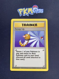 Pokemon TCG Scoop Up Base Set 78/102 Regular Rare LP. - Image 1