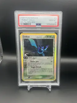 2005 Pokemon Ex Delta Species Crobat Holo 2/113 PSA 10 - Image 1