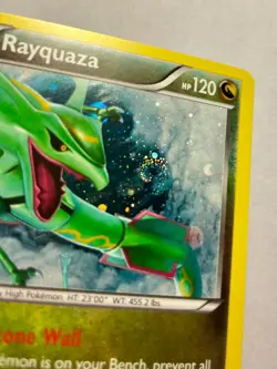 Pokemon Rayquaza XY64 - Black Star Promo, Cosmos Holo w/ Swirl - Image 2