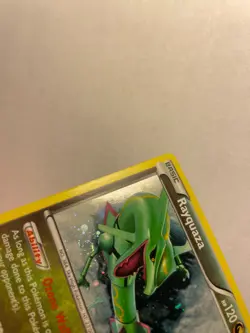 Pokemon Rayquaza XY64 - Black Star Promo, Cosmos Holo w/ Swirl - Image 2