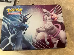 2022 Pokemon Fall Collector’s Chest Lunch Box New Dialga & Palkia Empty no cards - Image 1