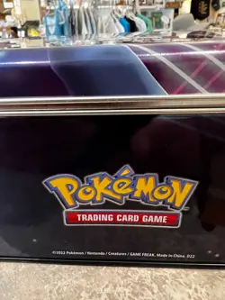 2022 Pokemon Fall Collector’s Chest Lunch Box New Dialga & Palkia Empty no cards - Image 3