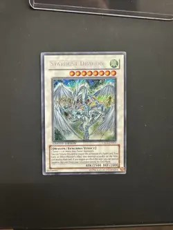 YuGiOh Stardust Dragon CT05-EN001 Limited Edition Secret Rare - Image 2